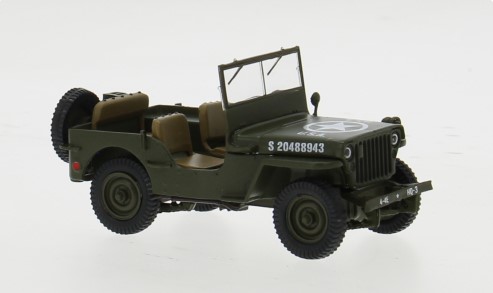 Jeep Willys MB 1943 Olive Green - 1:43